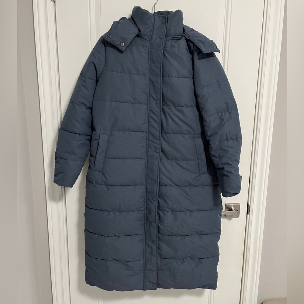 NWT - Fat Face Women’s Quilted Hooded Long Puffer - US 10/L